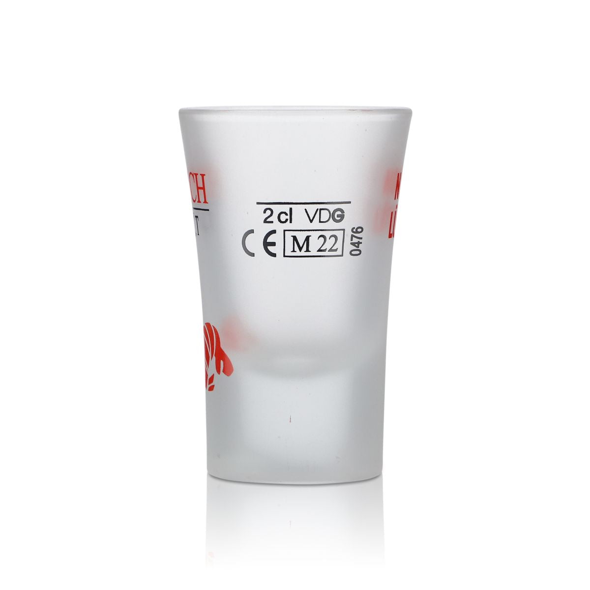 6x Gosch Sylt Glass 2cl Satin Ice Aquavit Glass Set Stamper Shot Glass – View 3