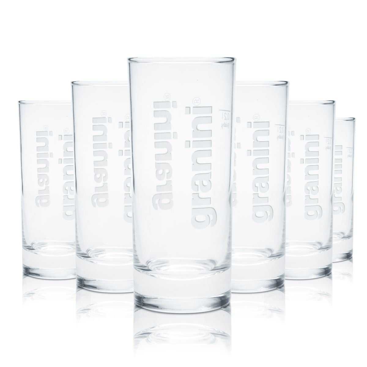 6x Granini glass 0,2l longdrink glass Willi tumbler drinking glass set juice water