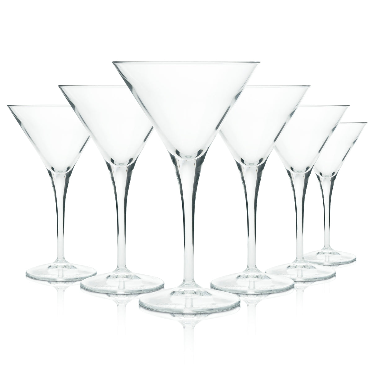 6x Grey Goose Glass 0.2l Long Drink Cocktail Martini Bowl Glasses Gastro Pub