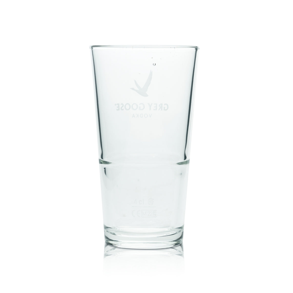 6x Grey Goose Glass 0.37l Long Drink Cocktail Glasses Stackable Calibrated Gastro Bar – View 3