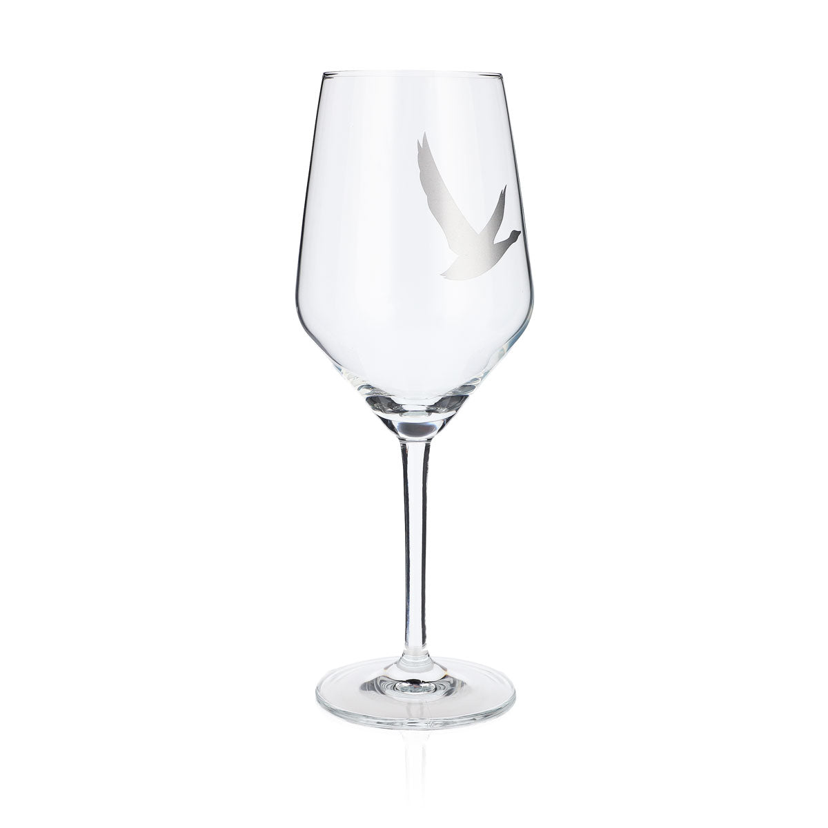 6x Grey Goose Vodka Glass Stemmed Glass 0.48l Wine Glass Silver Logo – View 3