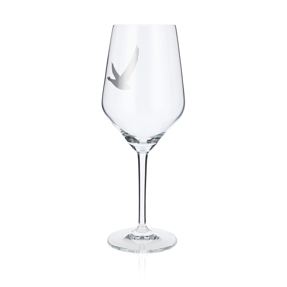 6x Grey Goose Vodka Glass Stemmed Glass 0.48l Wine Glass Silver Logo – View 4
