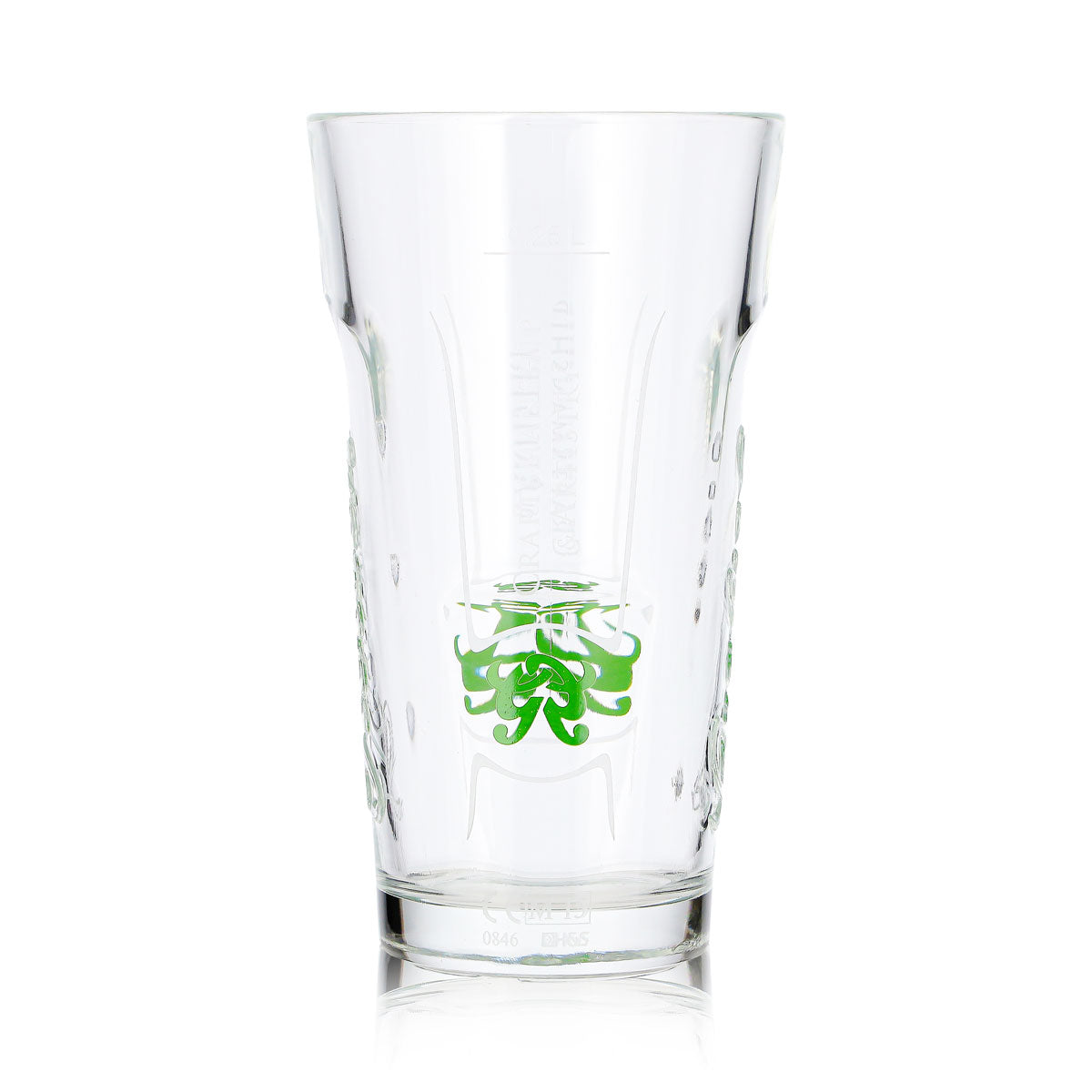 6 Grolsch Beer Glasses, 0.25 L, with "Craftsmanship & Artistry" Logo in Relief – View 6