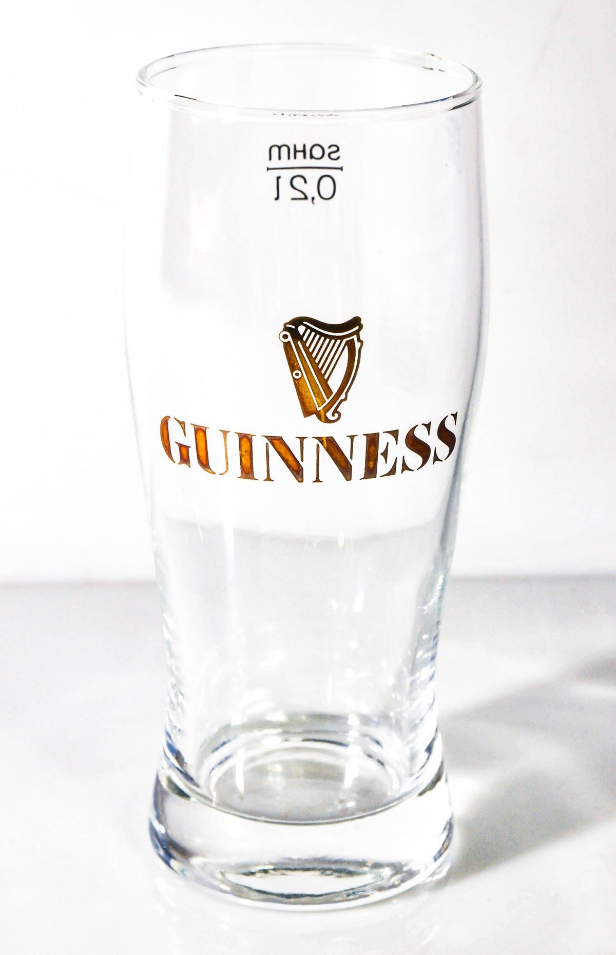 6x Guinness beer glass Beer glasses Glass Tulip 0.2l old logo – View 2