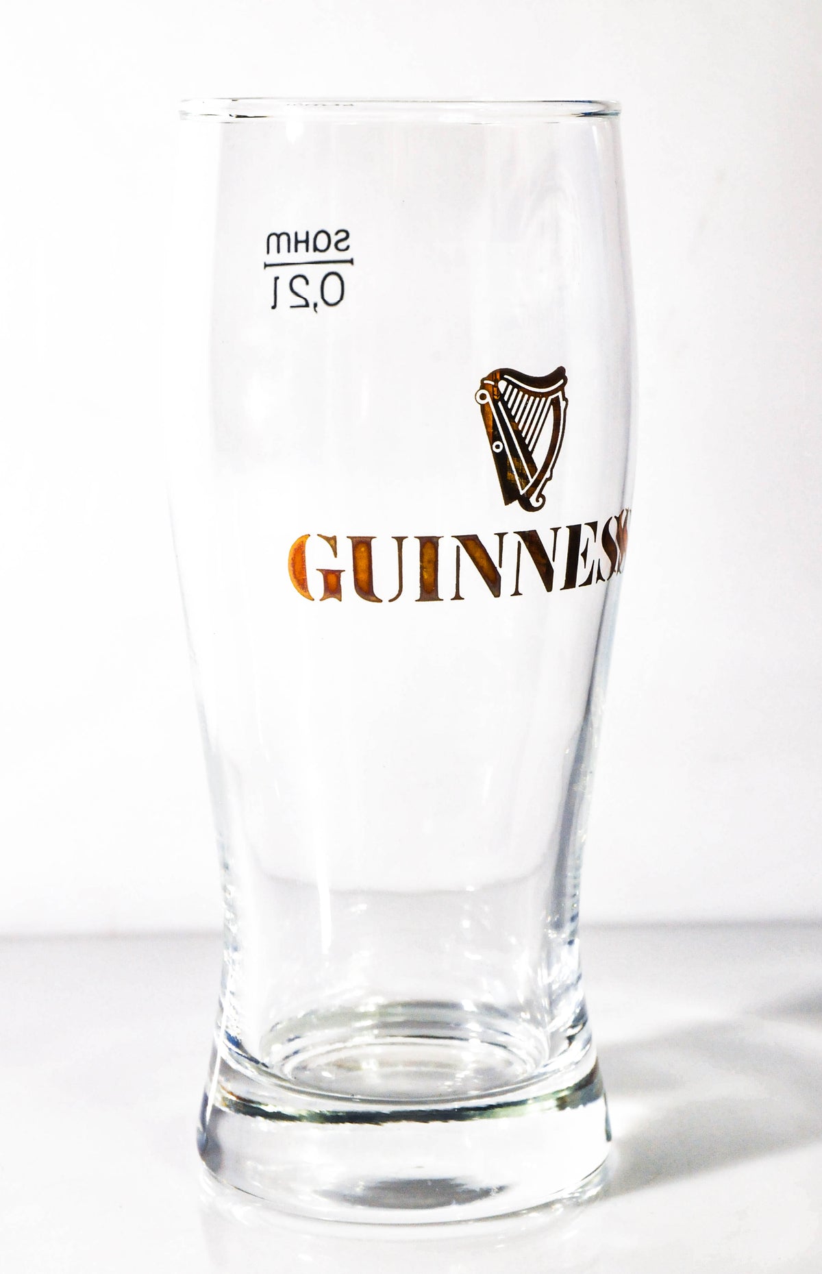 6x Guinness beer glass Beer glasses Glass Tulip 0.2l old logo – View 3