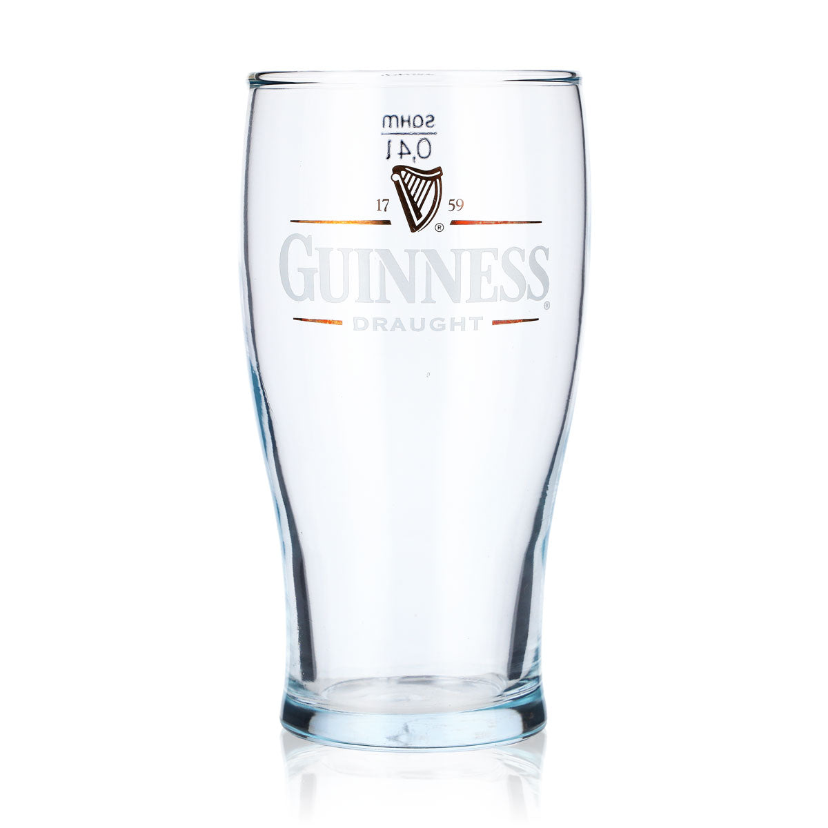 6x Guinness Beer Glass 0.4l Beer Glasses Draught Irish Mug Sahm Tulip – View 2