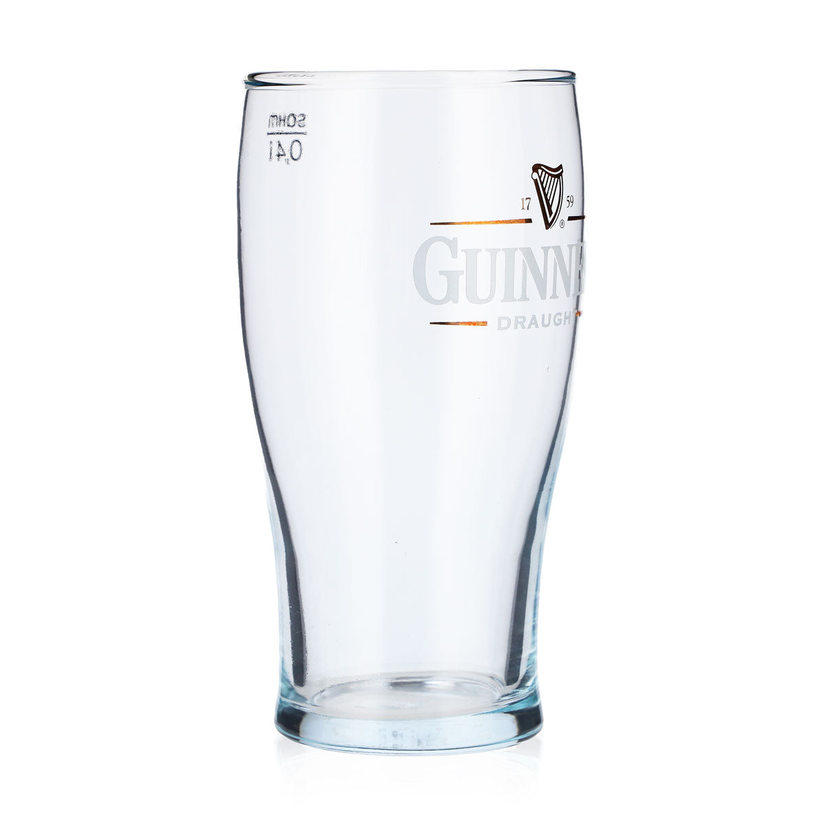 6x Guinness Beer Glass 0.4l Beer Glasses Draught Irish Mug Sahm Tulip – View 3