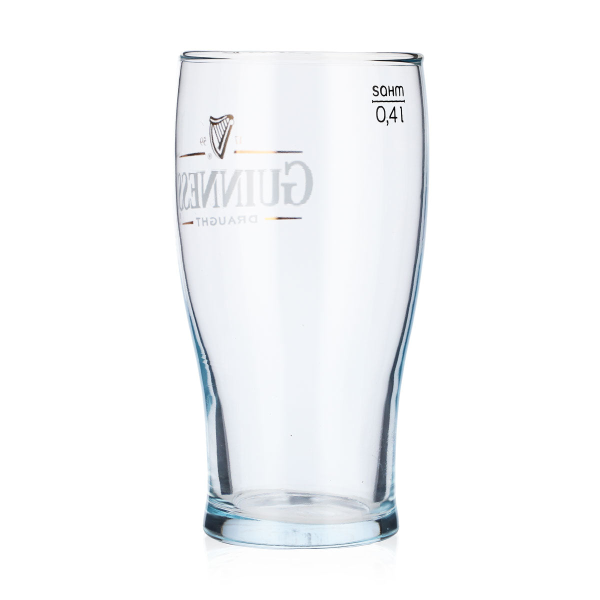 6x Guinness Beer Glass 0.4l Beer Glasses Draught Irish Mug Sahm Tulip – View 4