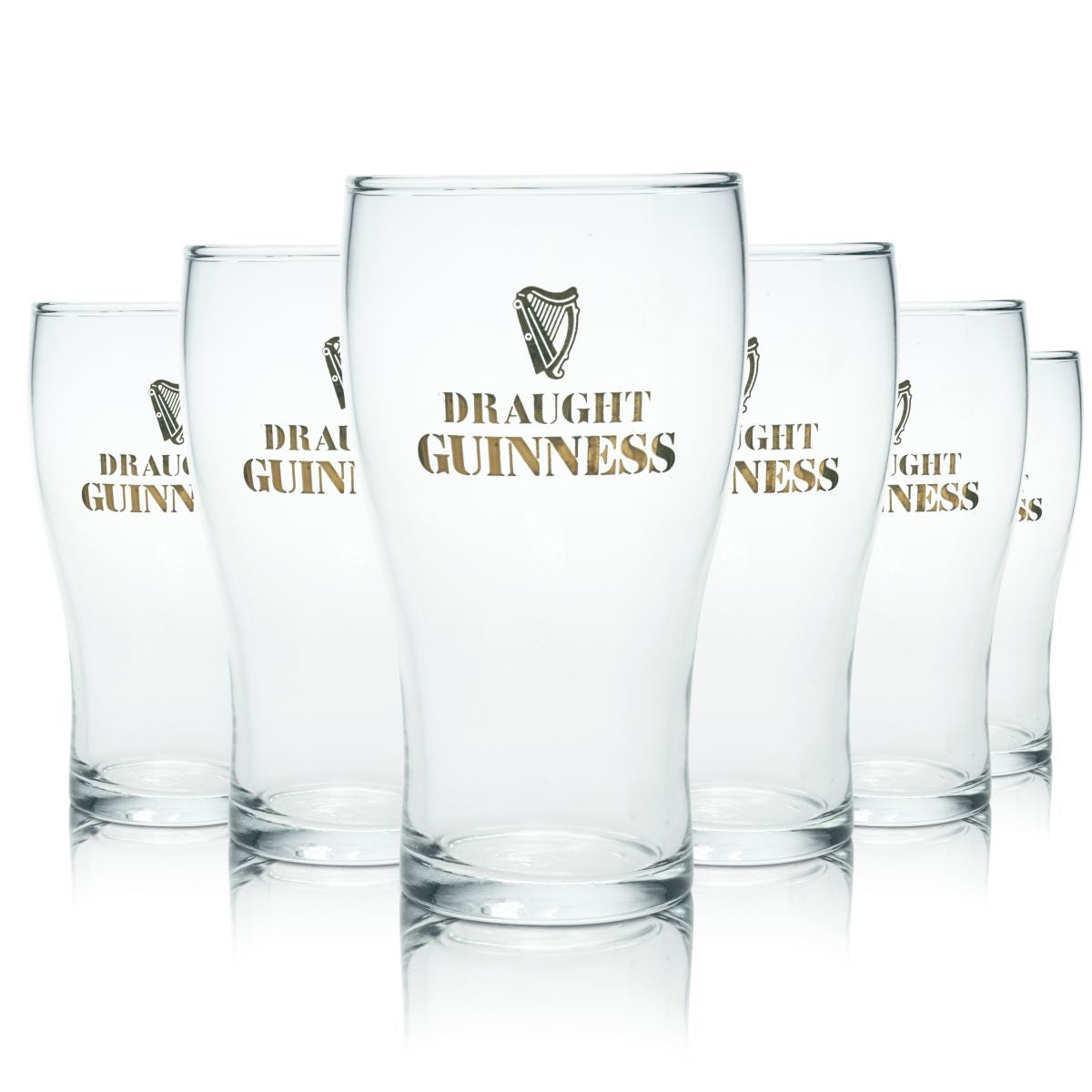 6x Guinness beer glass 0.325l pint glasses Willi mug goblet glass set Draught