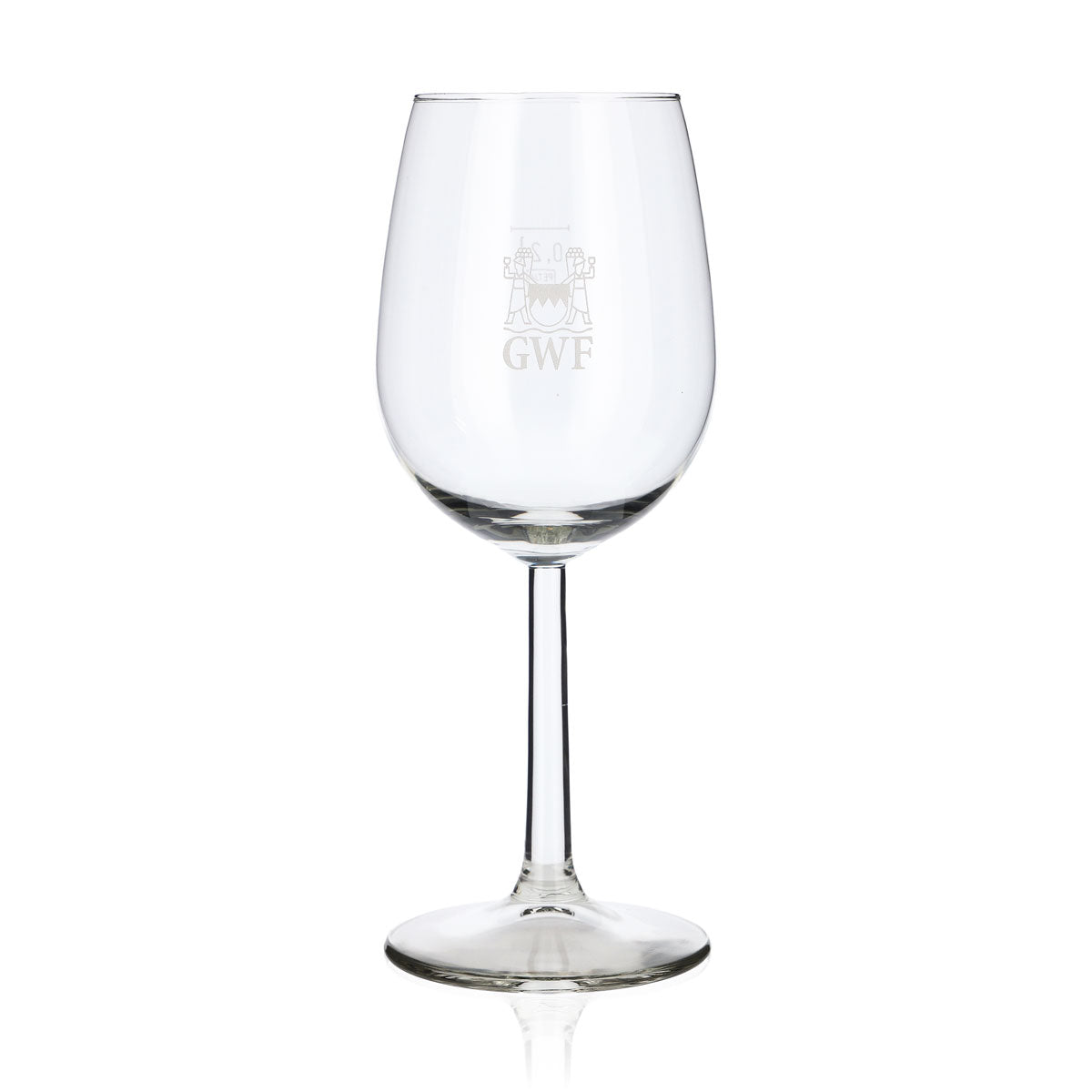 6 GWF Frankenwein Wine Glasses, Stemmed, 0.20 L, Silver Logo, Bouquet (Set of 6) – View 2