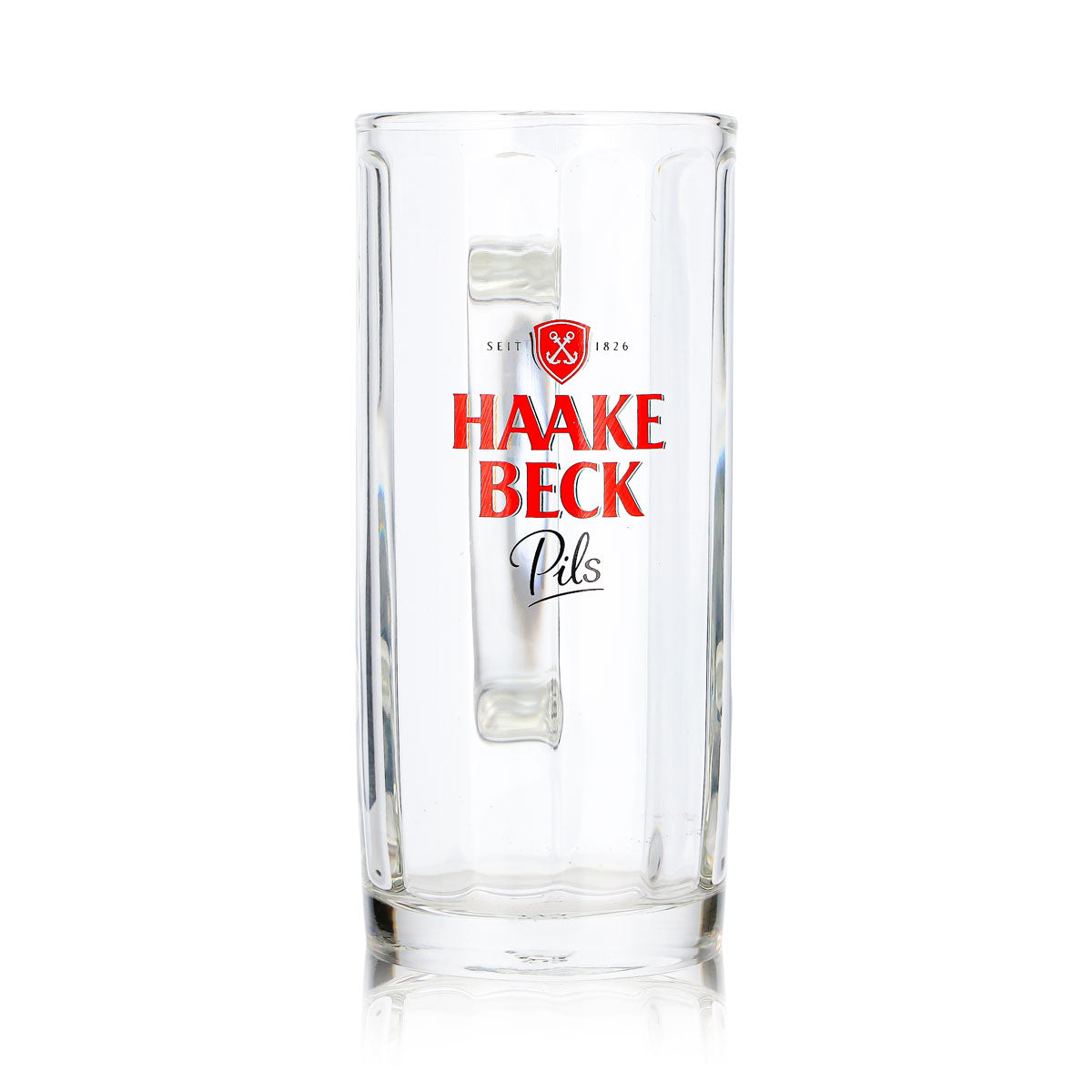 6 Haake Beck Beer Glasses, 0.2 L, "Krug Sahm Moldau" (Set of 6) – View 3