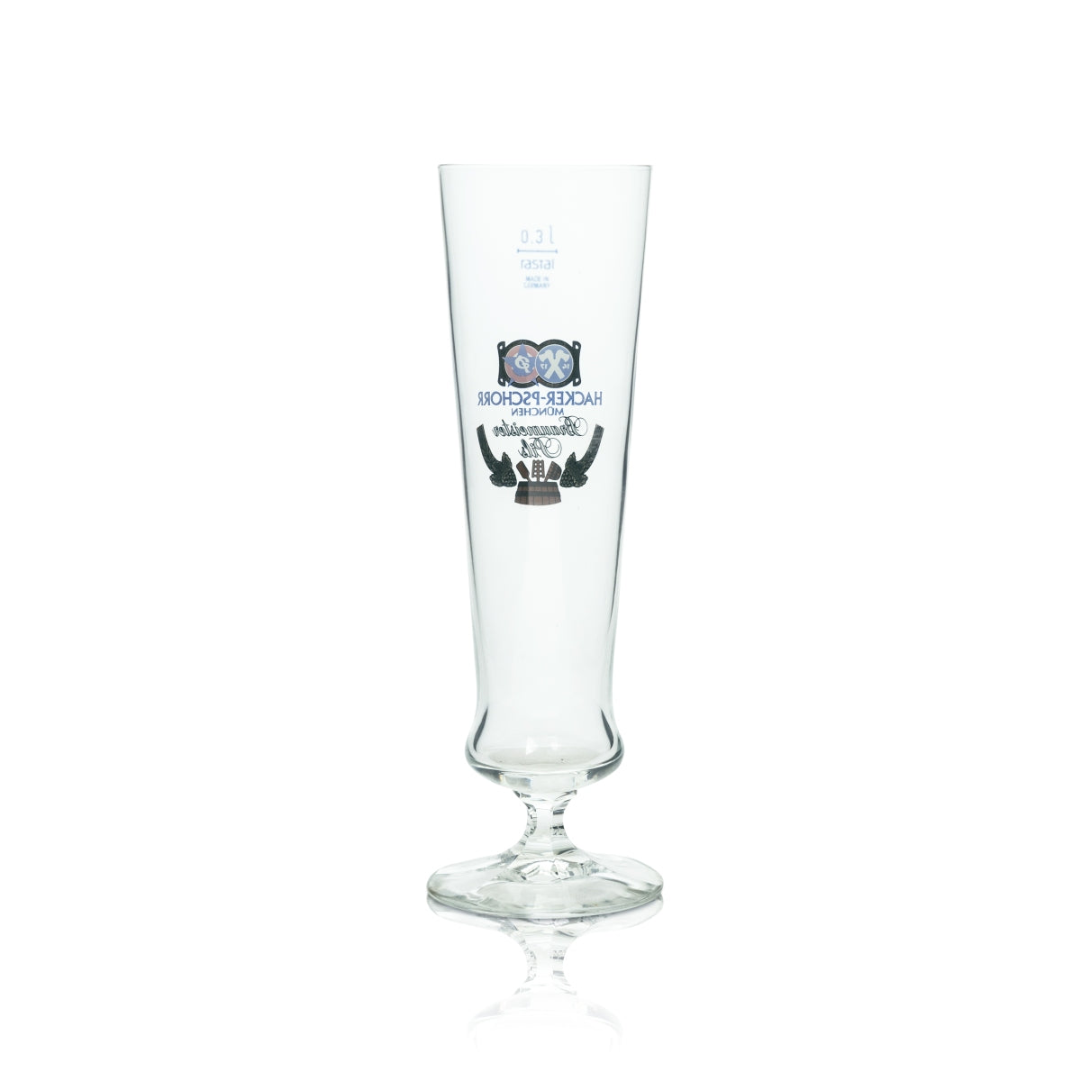 6x Hacker Pschorr Beer Glass 0.3l Goblet Rastal Pils Glasses Tulip Braumeister Beer – View 4
