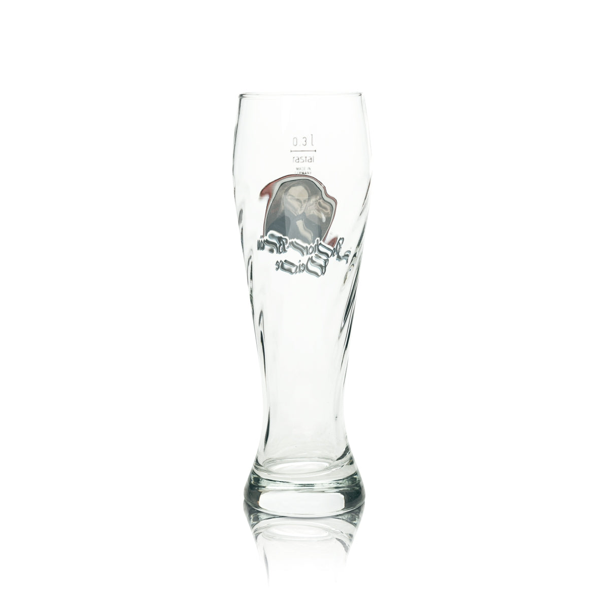 6x Hacker Pschorr Beer Glass 0.3l Wheat Beer Relief Yeast Wheat Glasses Brewery – View 3
