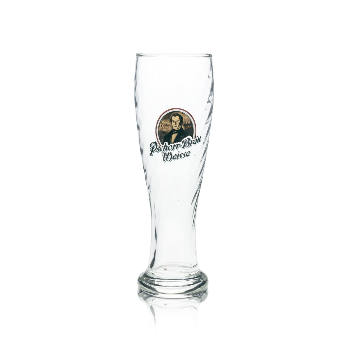 6x Hacker Pschorr wheat beer glass 0.5l yeast wheat contour glasses gastro bar brewery – View 2