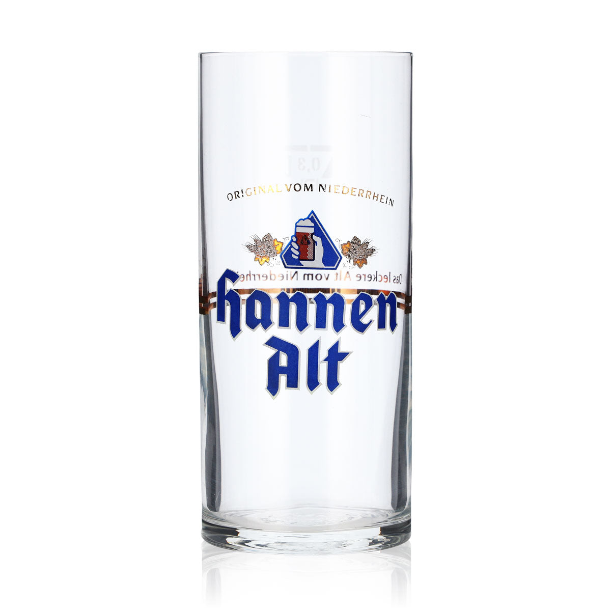 6x Hannen Alt Beer Glass Beer Glasses Stem Glass 0.3l Mug – View 2