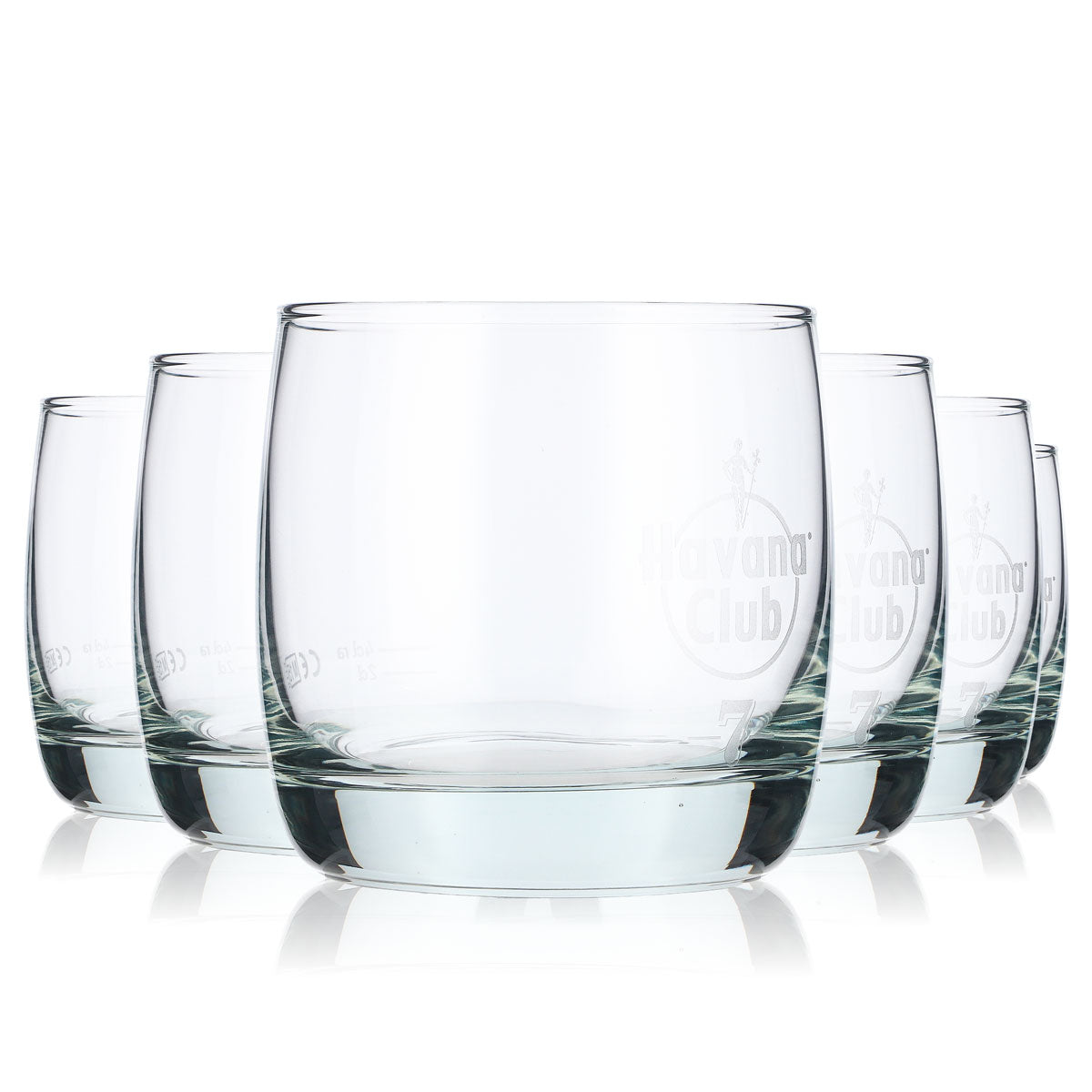6x Havana Rum Glasses Rum Glasses Bulbous Tumblers 310ml Club 7 – View 5