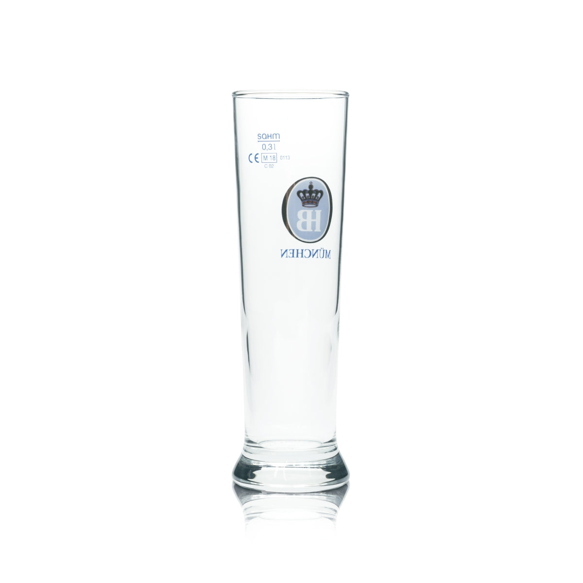 6x HB Munich Beer Glass 0.3 Goblet Tulip Glasses Brewery Bavaria Gastro Bar Beer – View 4