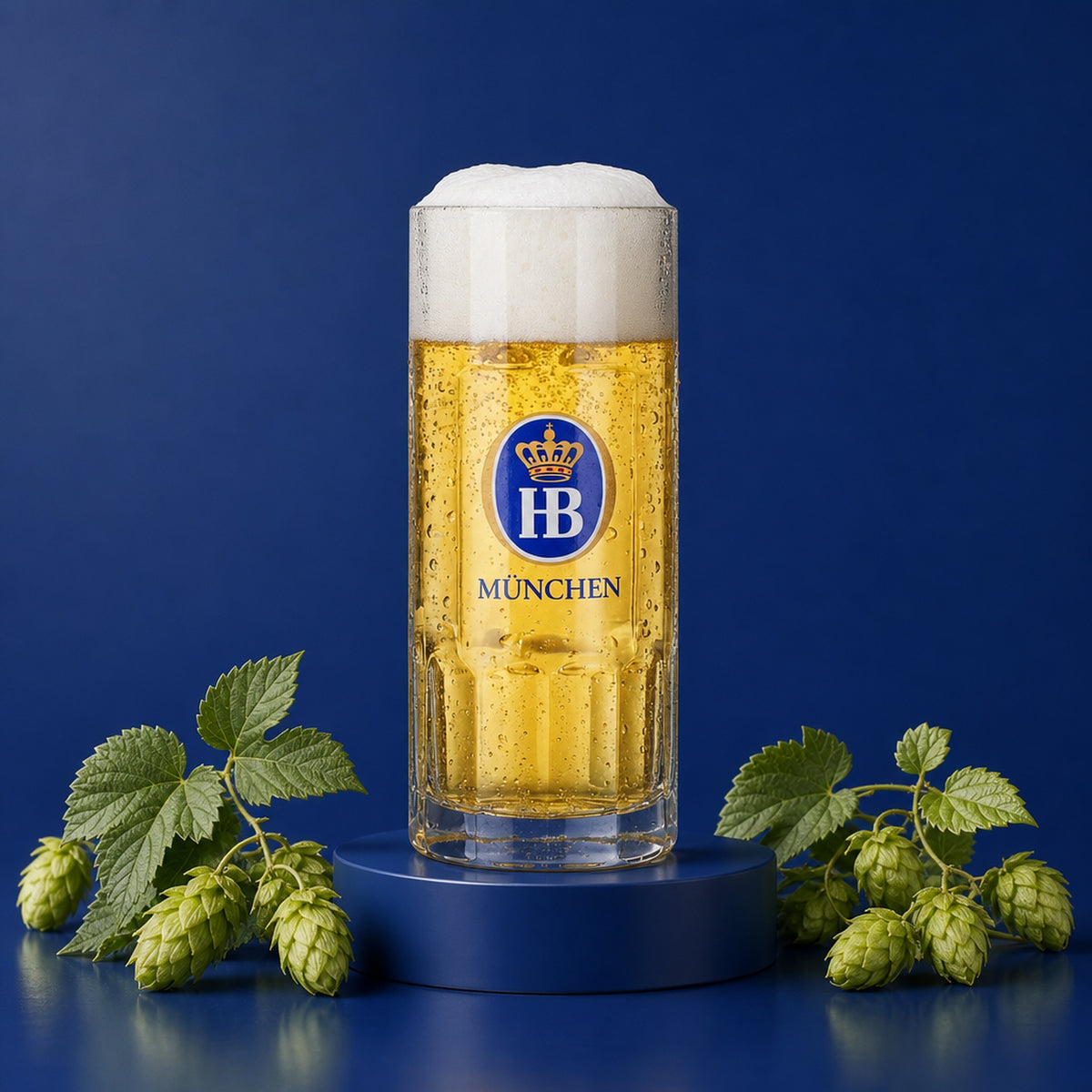 6x HB Munich glass 0.3l beer mug tankard Seidel glasses set Bavarian brewery