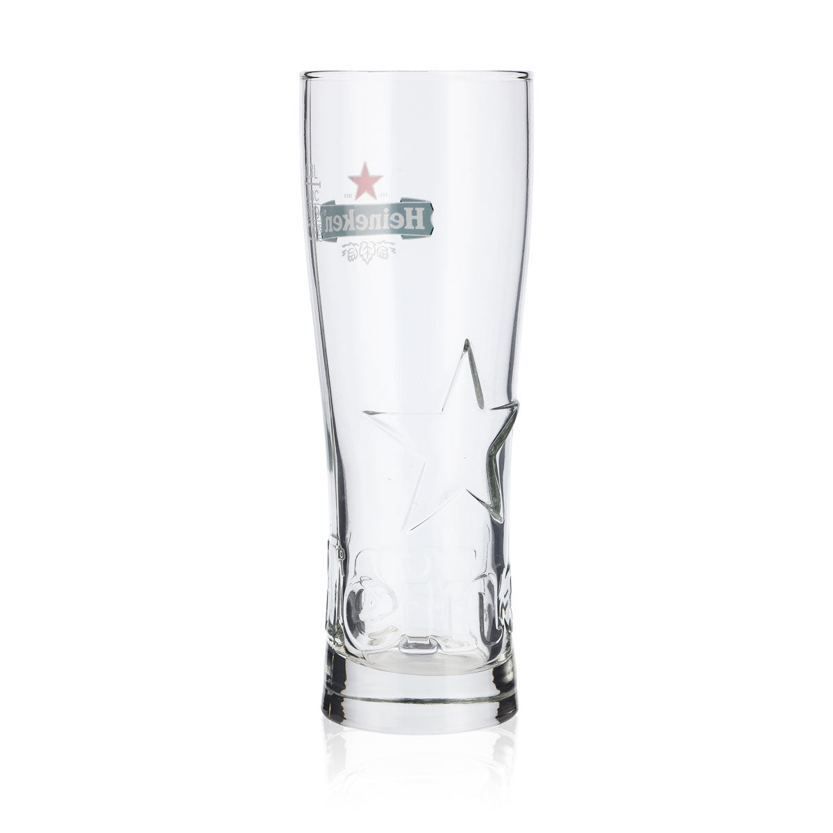 6x Heineken Beer Glass 0.3l "Star" Glasses Beer Glasses Relief Mug/Cup ARC – View 4