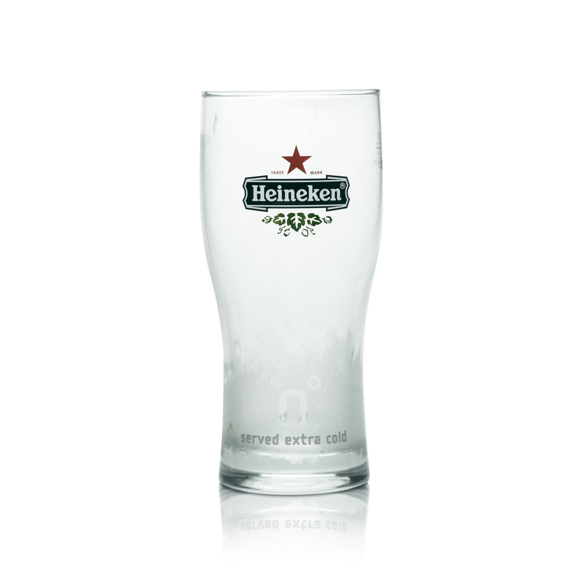6x Heineken Glass 0.5l Beer Mug Trophy Glasses Served Extra Cold Brewery Gastro – View 2