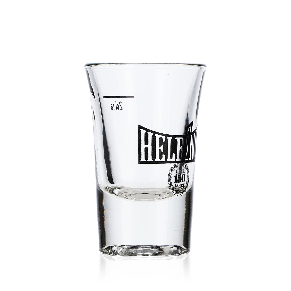 6x Helbing Caraway Shot Glass Stamper Stem Glass Design 150 Years Exclusive – View 3