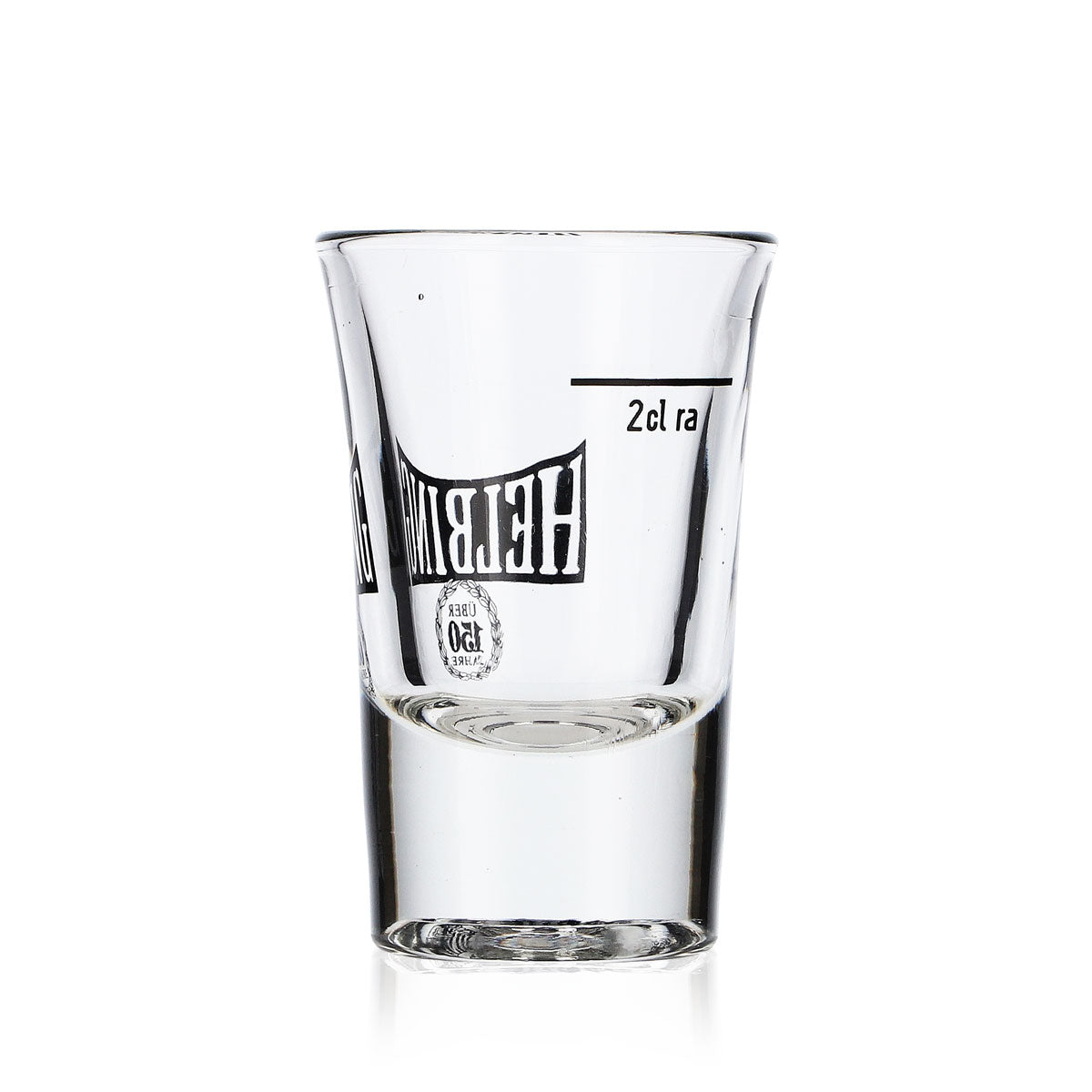 6x Helbing Caraway Shot Glass Stamper Stem Glass Design 150 Years Exclusive – View 4
