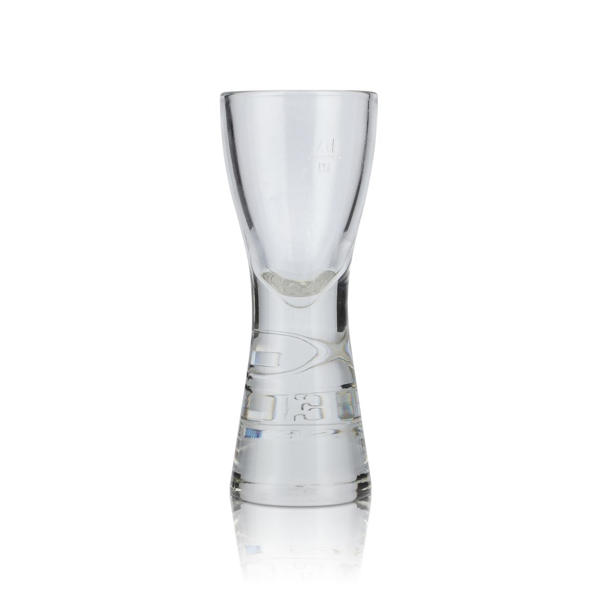 6x Helbing Kümmel Stamper Shot Glass Short Shot Glass Designer Glass Hamburg – View 4