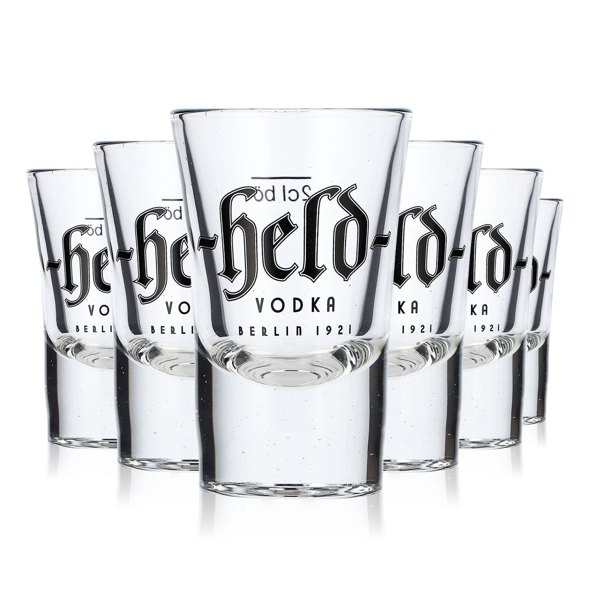 6x Held Vodka Glass Shot Glass Shot Glass Stamper 2cl Berlin 1921