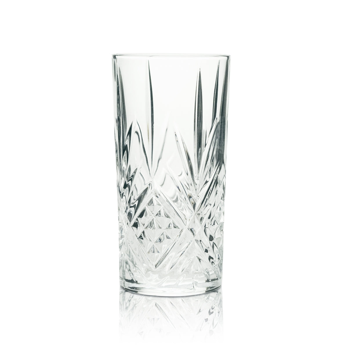 6x Hendricks Glass 0.3l Gin and Tonic Long Drink Relief Crystal Cocktail Glasses, Premium Quality – View 3