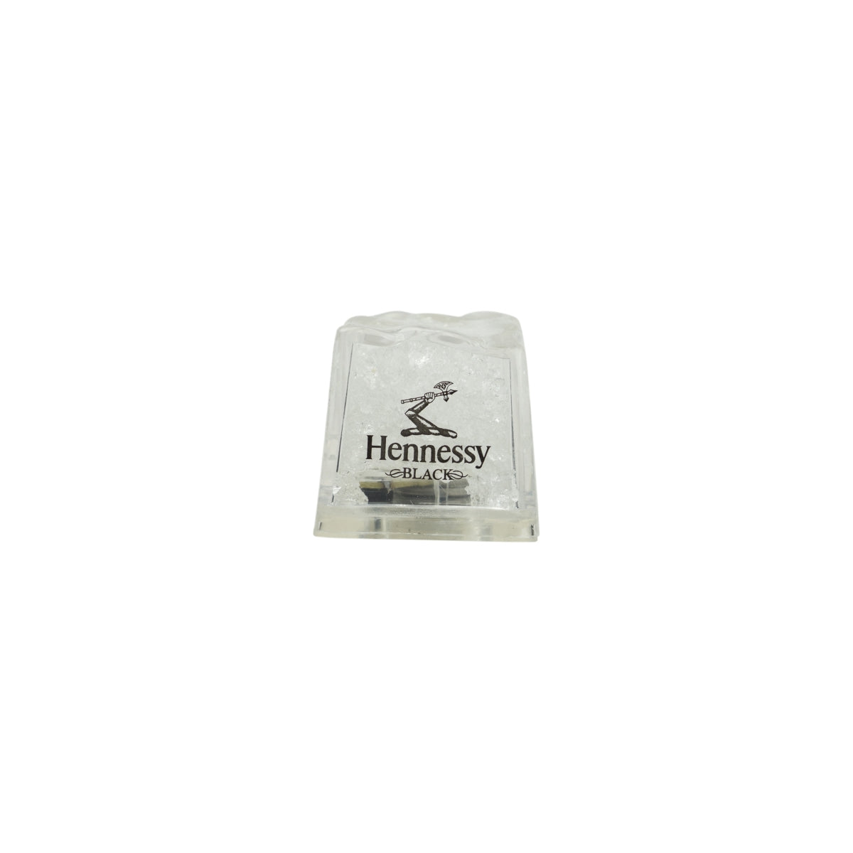 6x Hennessy Black Cognac Ice Cubes Plastic LED Blue Stone Whiskey Bar Ice – View 3