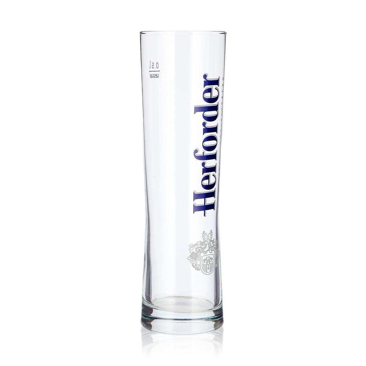 6 Herforder Brewery Beer Glasses, 0.5 L, Blue Logo, Rastal Kölsch (Set of 6) – View 3
