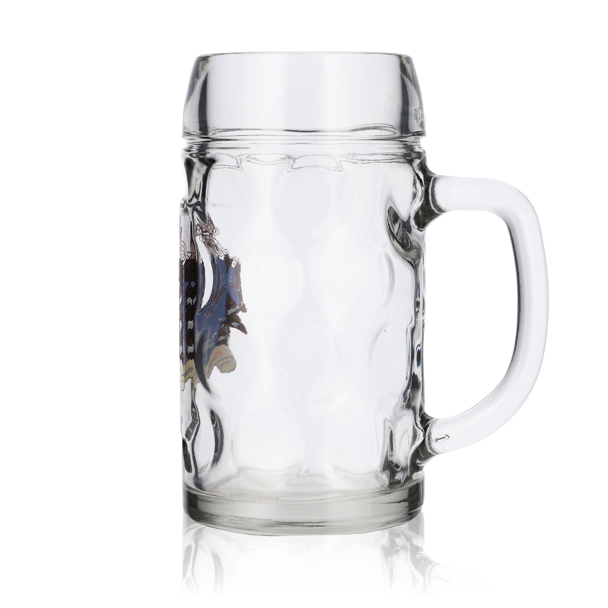 6x Herrnbräu beer glass mug beer mug 0.5l "Tradition" blue Stölzle – View 6