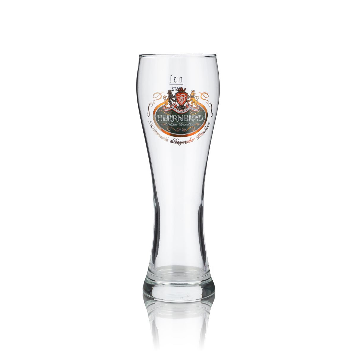 6x Herrnbräu glass 0.3l wheat beer glass Hefeweizen glass set Black Forest brewery – View 2
