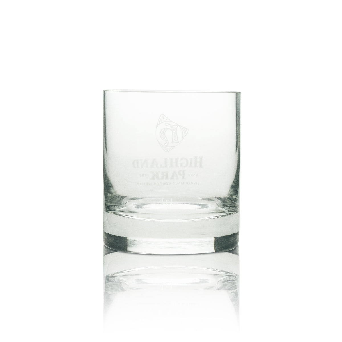 6x Highland Park Whiskey Glass Tumbler Logo White 4cl Mäser – View 3