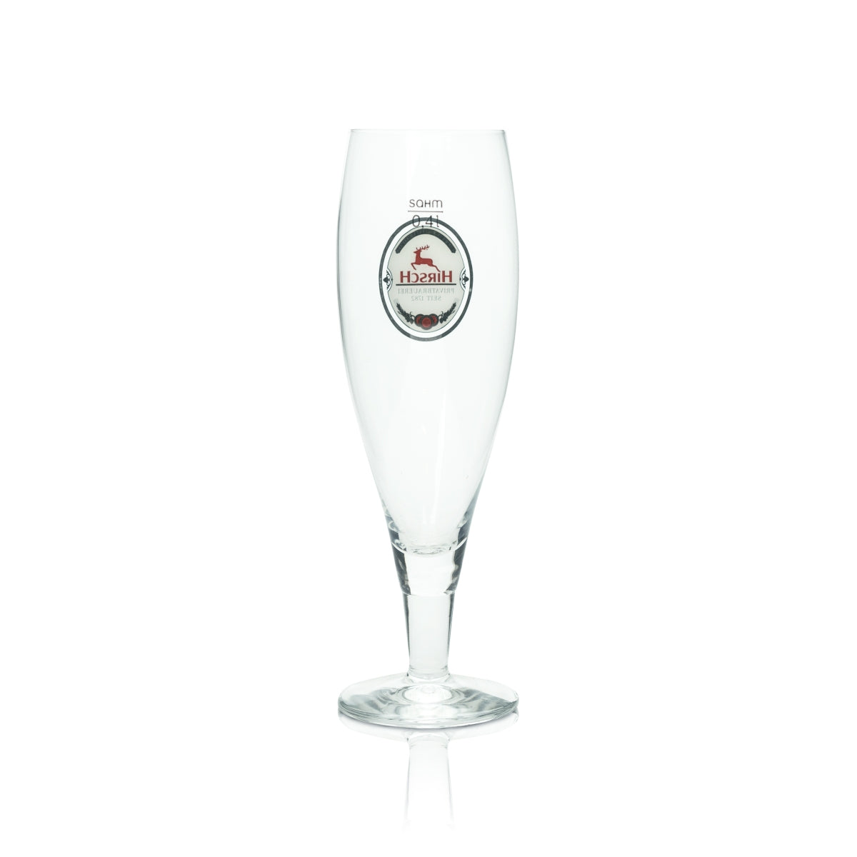 6x Hirsch Bräu Beer Glass 0.4l Pilsner Goblet Sahm Glasses Brewery Tulip Export Beer – View 3