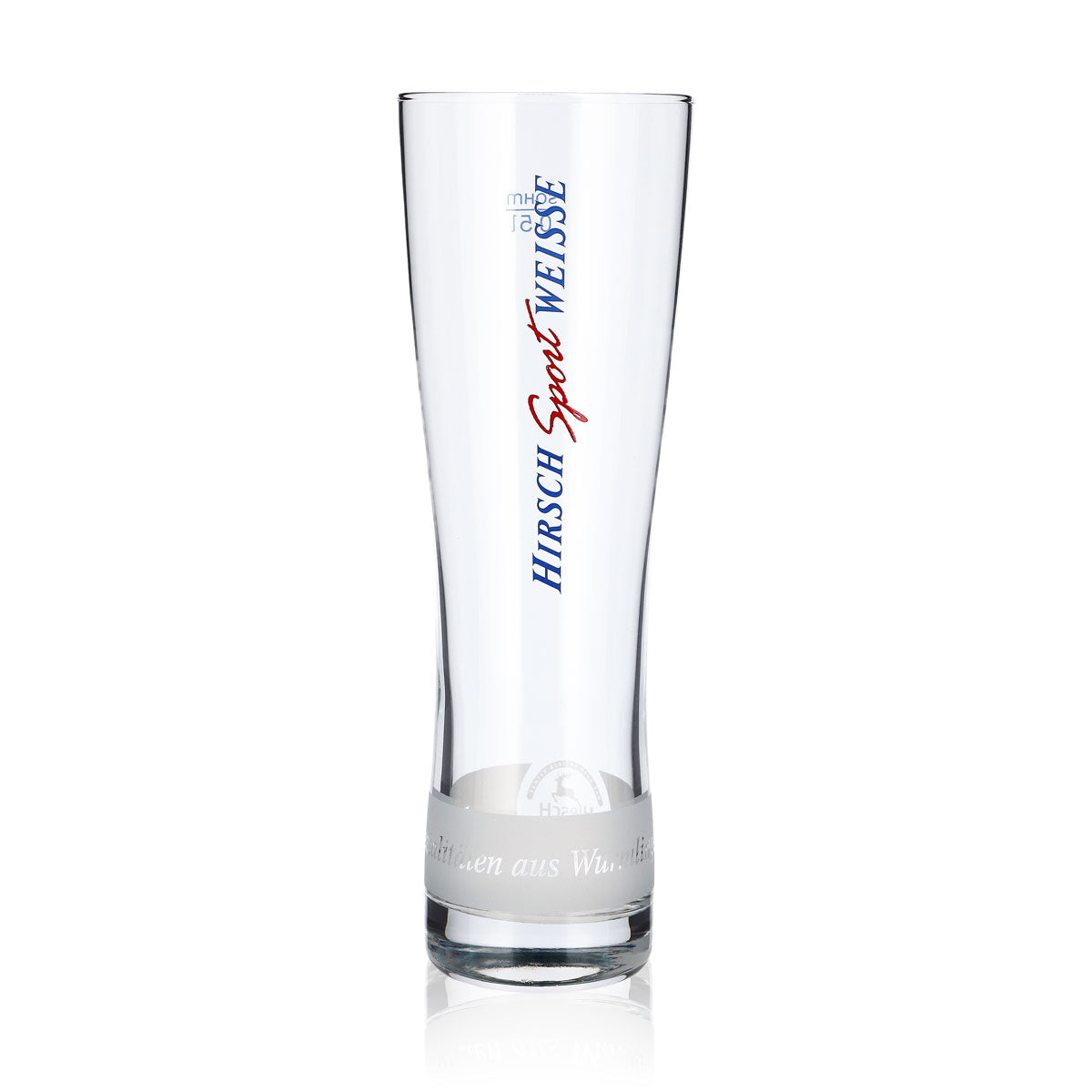 6x Hirsch Brewery Beer Glass, 0.5 L, "Sport" Wheat Beer Glass, Cream Toronto (Set of 6) – View 2