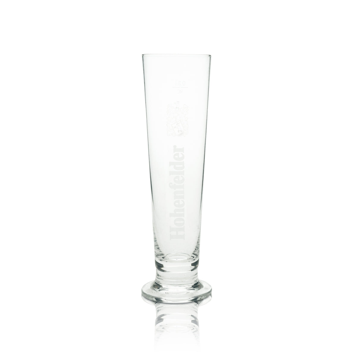6x Hohenfelder beer glass trophy with white lettering, 0.3 l – View 2