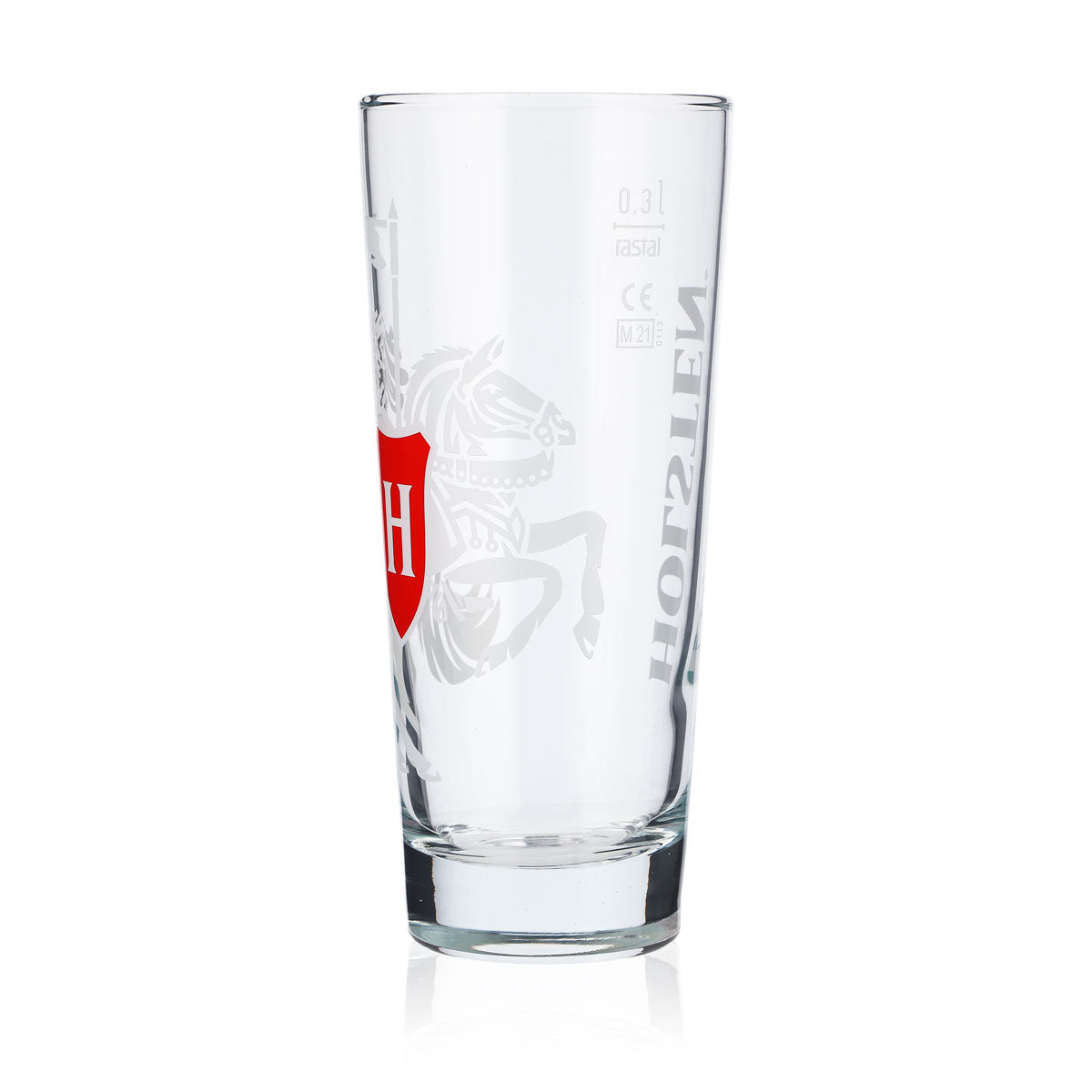 6x Holsten beer glass 0.3l Willi mug beer glasses logo white vertical – View 5