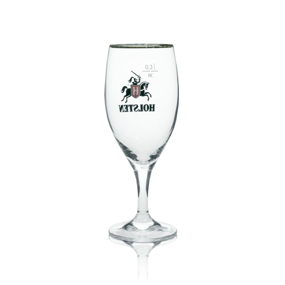 6x Holsten beer glass trophy with silver rim, 300 ml, Ritzenhoff – View 3