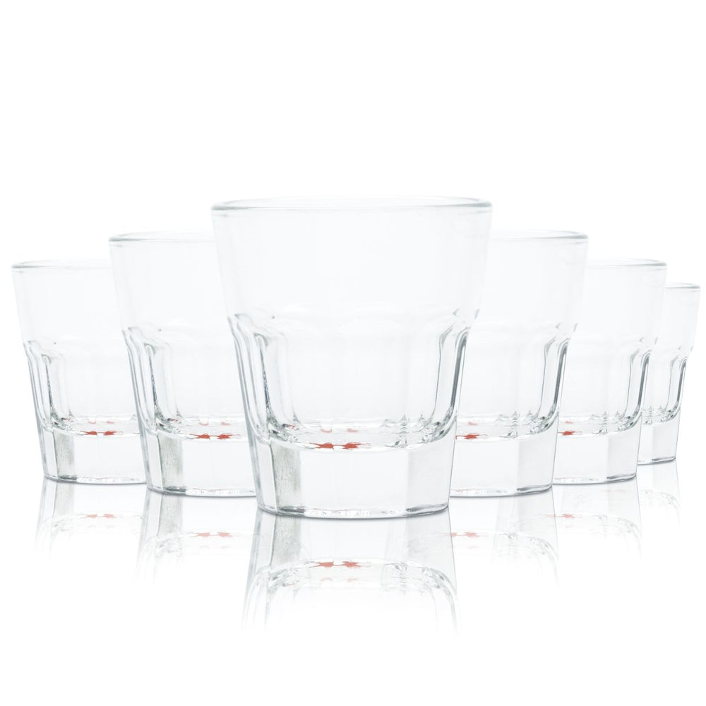 6x Horse With No Name Whiskey Glass 4cl Shot Glass Short Glass Set