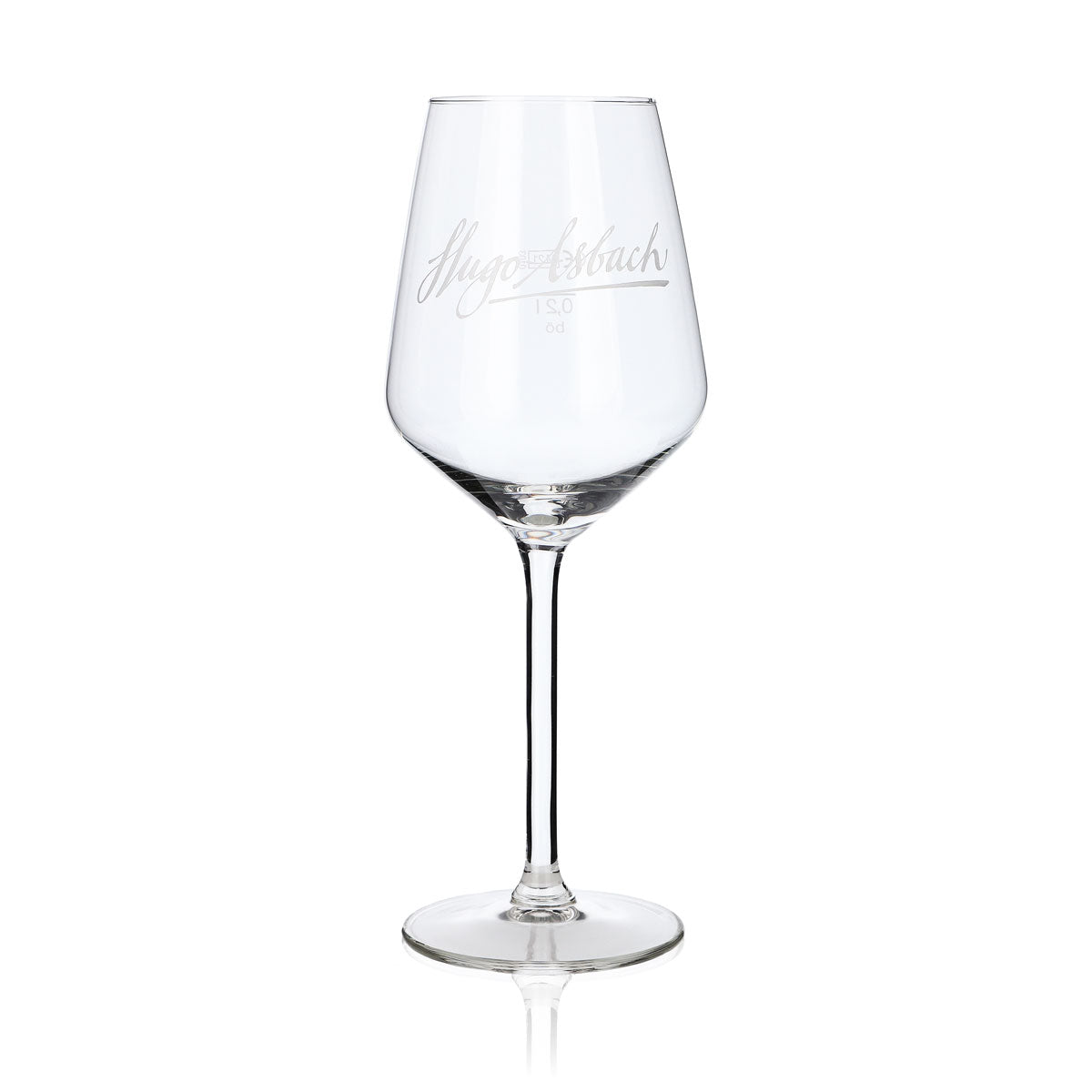 6x Hugo Glass 0.37l Asbach Wine Glasses Set Aperitif Cocktail Long Drink Goblet Glasses – View 2