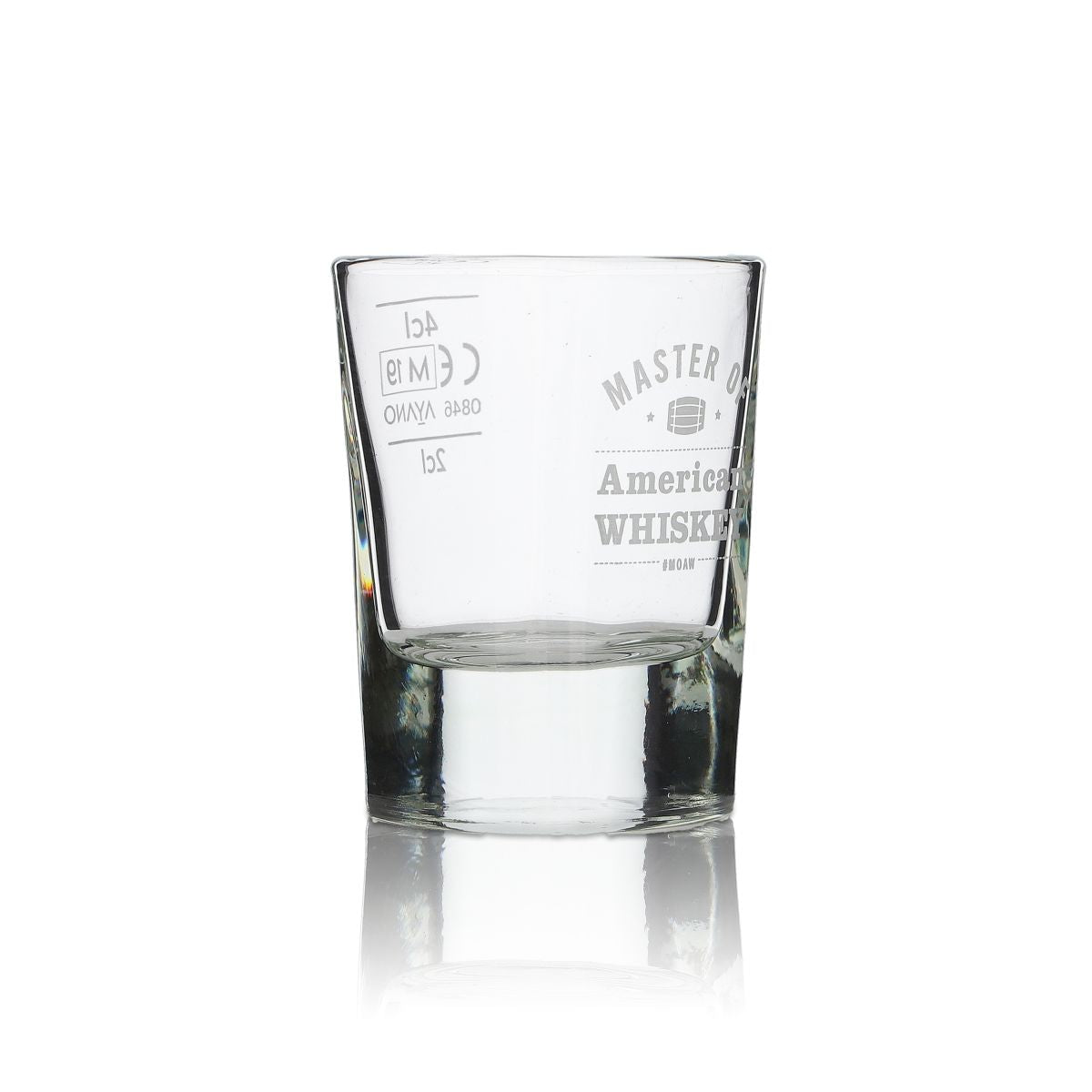 6x Jack Daniels Glass 4cl Shots Short Shot Glasses Master of American Whiskey – View 3