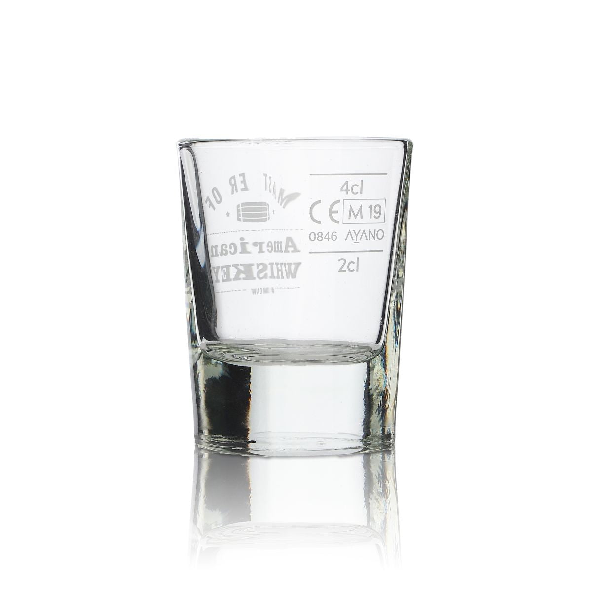 6x Jack Daniels Glass 4cl Shots Short Shot Glasses Master of American Whiskey – View 4