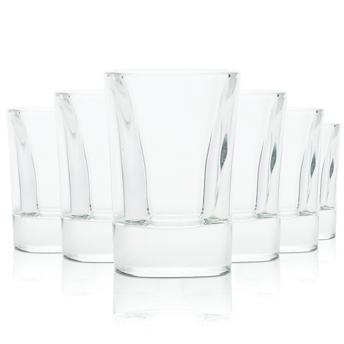 6x Jack Daniels Whiskey Glass 5cl Shot Glasses Honey Bourbon Lynch