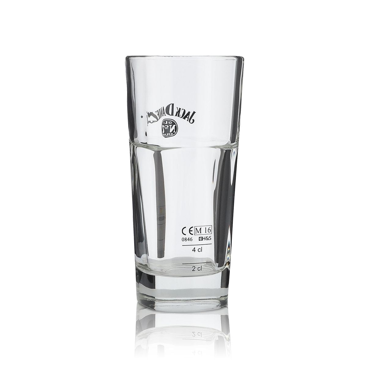 6x Jack Daniels Whiskey Glass Long Drink Stackable – View 6
