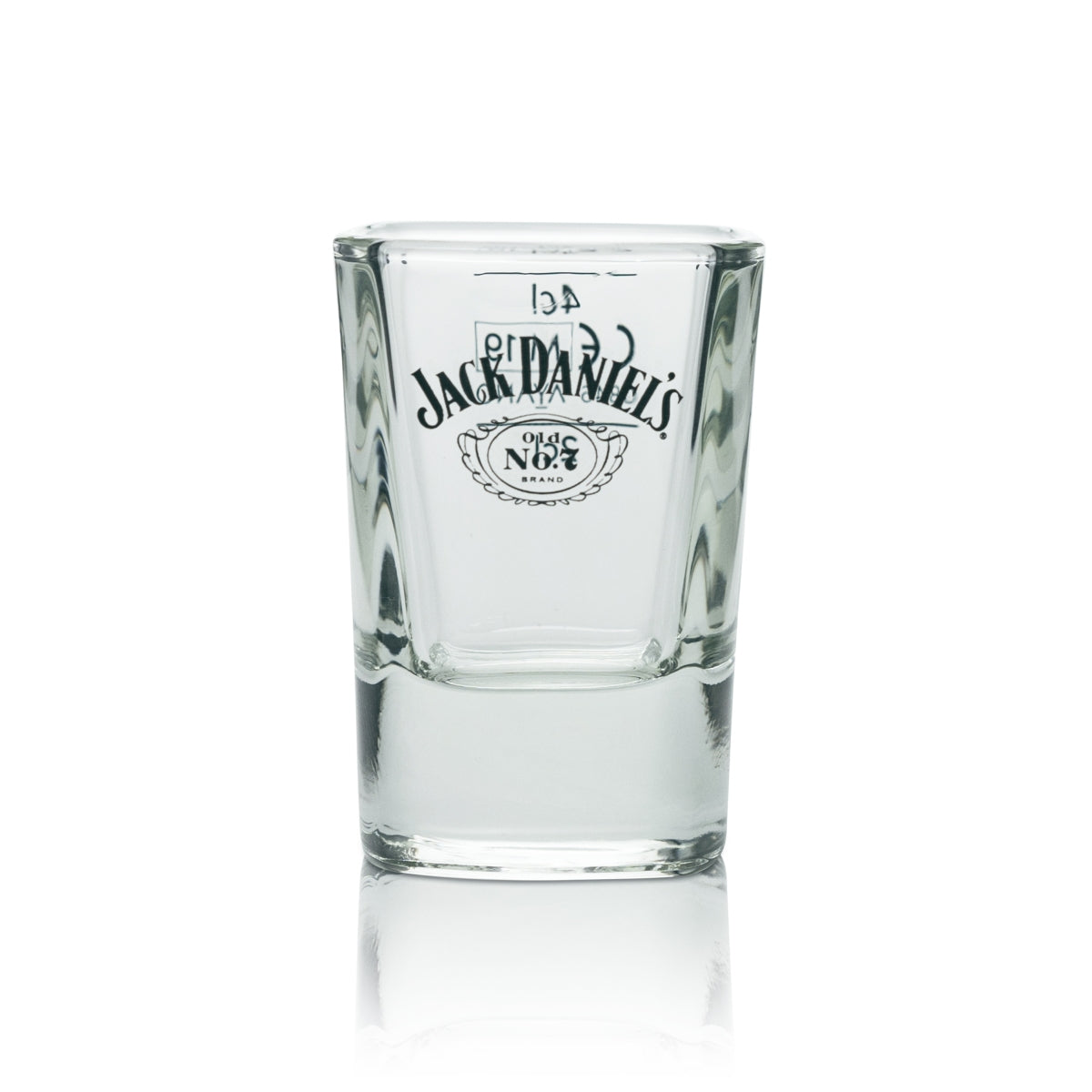 6x Jack Daniels Whiskey Glass Stamper Short Shot Square 4cl – View 2