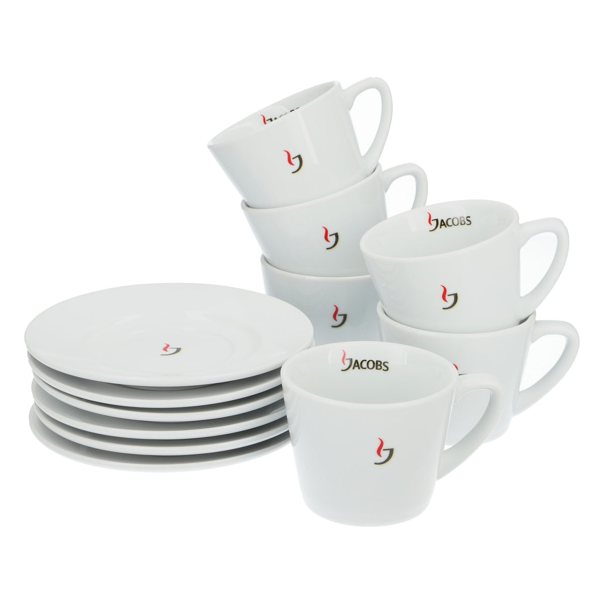 6x Jacobs Coffee Cappuccino Set Coffee Cups Set Latte Set 0.25l – View 2