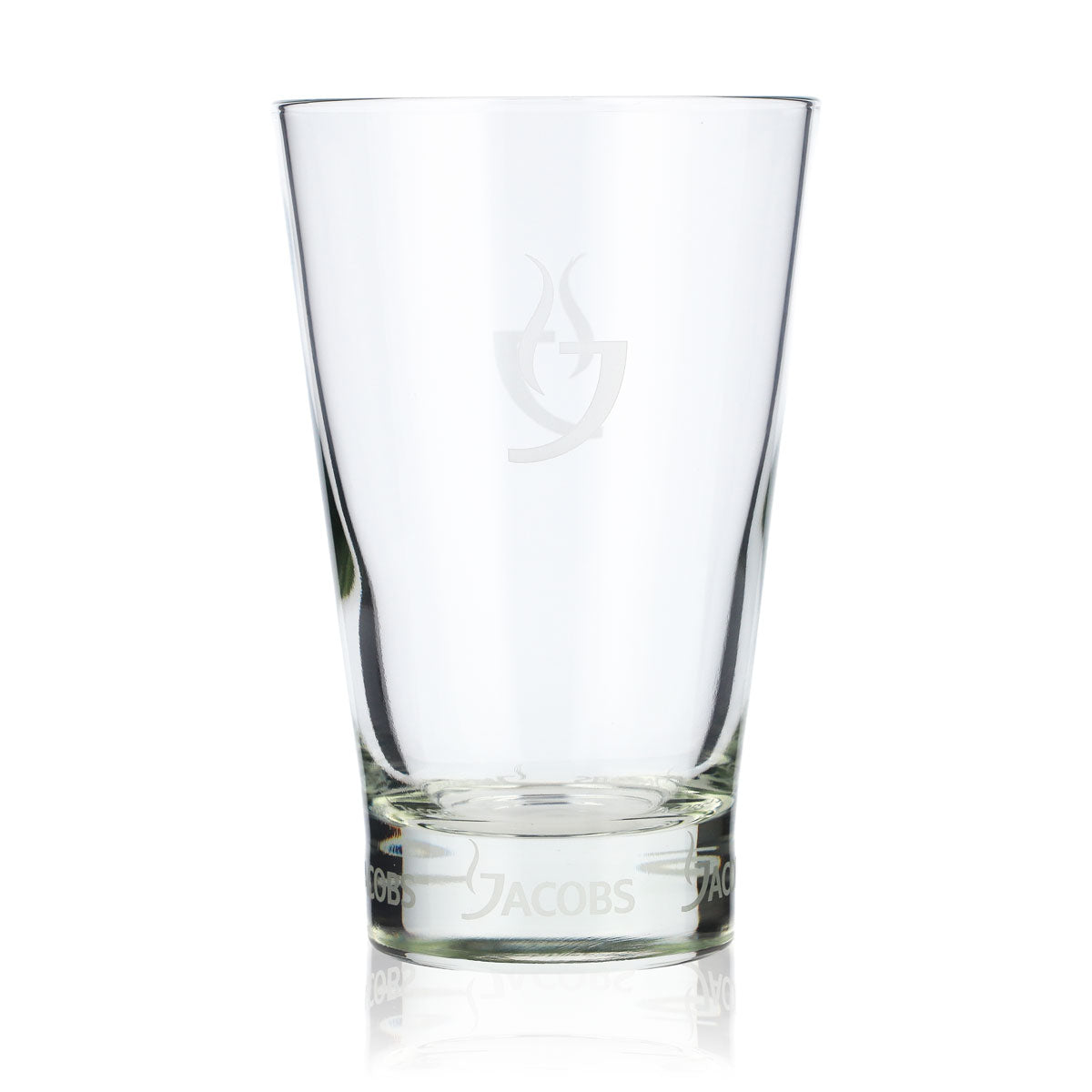 6x Jacobs Coffee Glass Latte Glass Cappuccino Glass 0.28l Satin-finished Logo – View 2