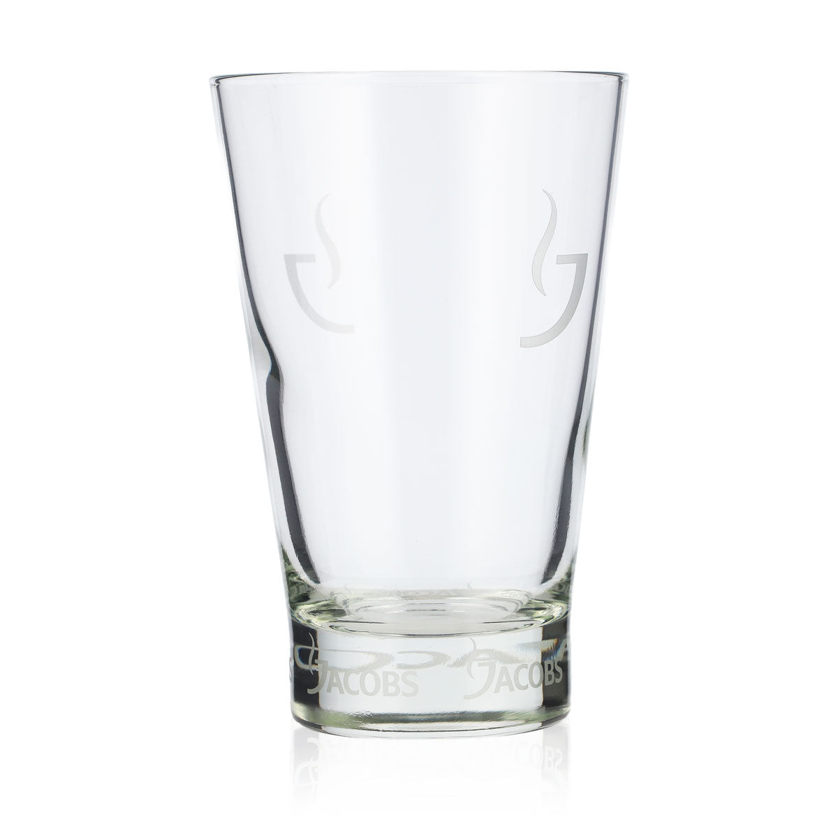 6x Jacobs Coffee Glass Latte Glass Cappuccino Glass 0.28l Satin-finished Logo – View 4