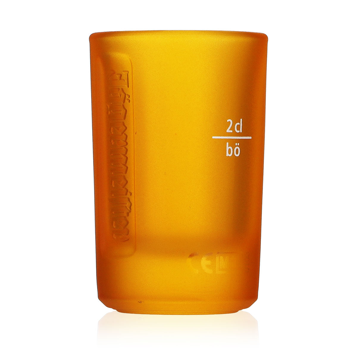 6x Jägermeister Liqueur Glass 2cl Shot Glass Stamper Shot Glass "Orange" Böckling – View 4